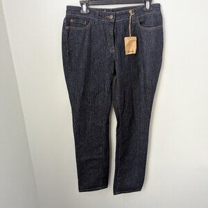 NWT Boden Women's Dark Wash Straight Leg Jeans, 10R